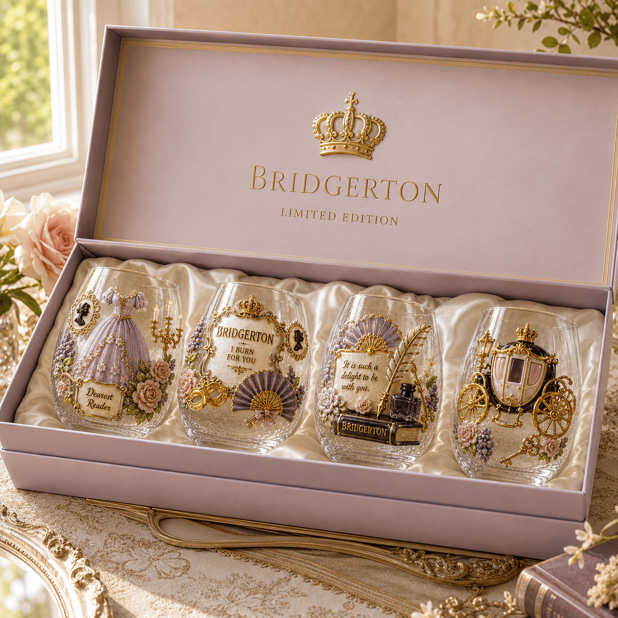 Premium BDGT Whiskey Glass Set TMH