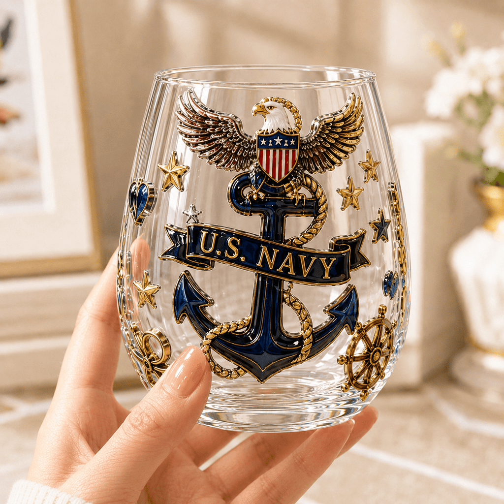 Premium USNV Whiskey Glass Set TTTT