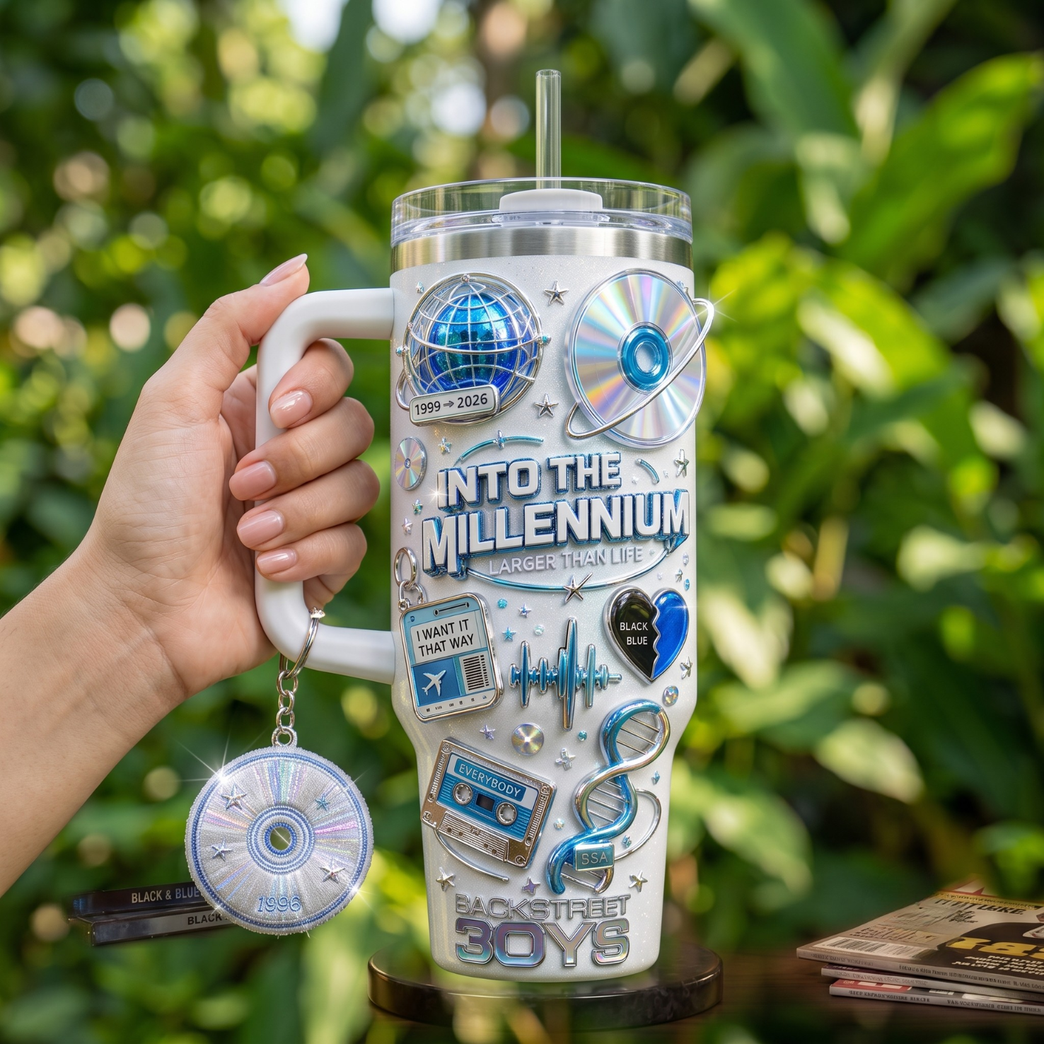 BSBS 40oz Tumbler With Handle NTKO