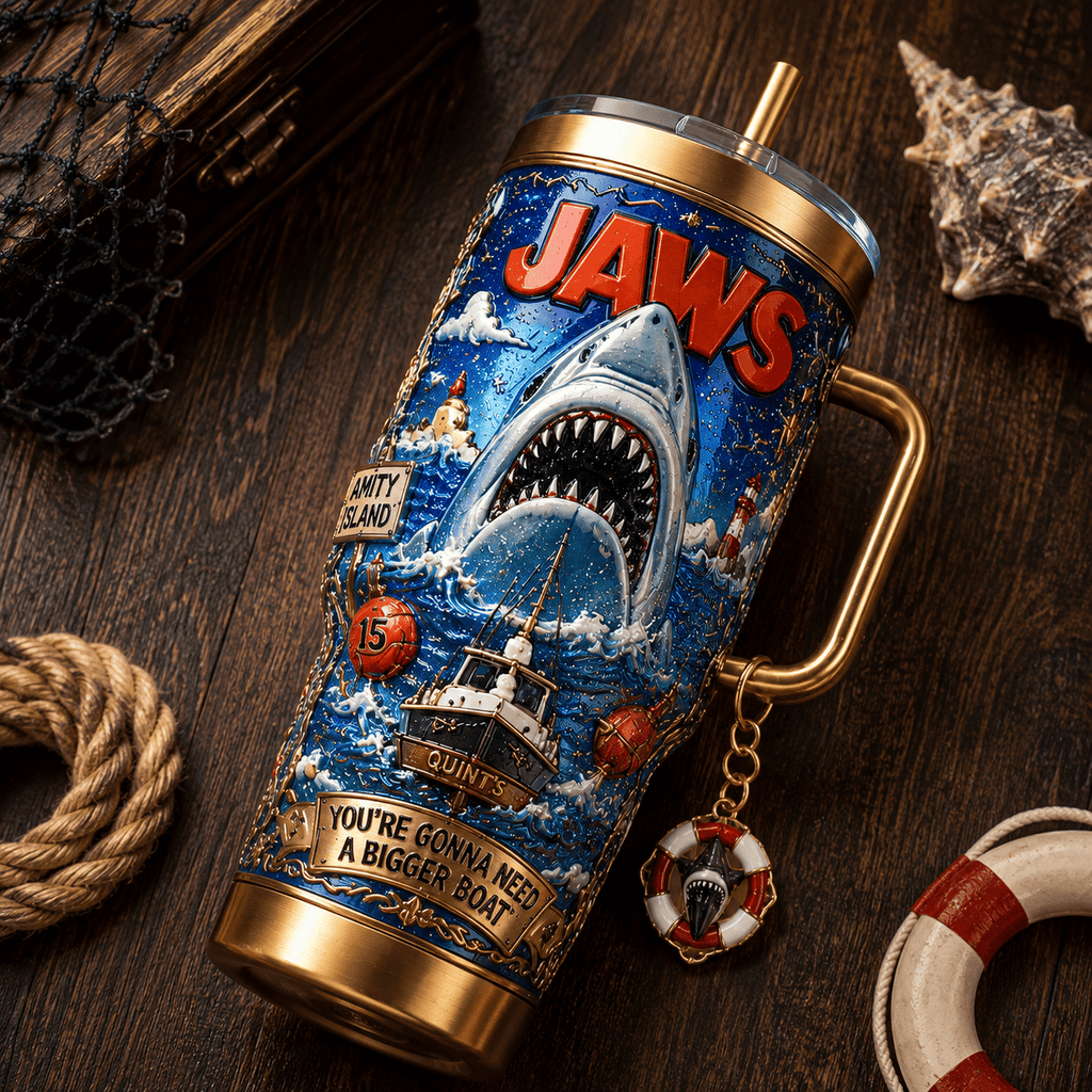 JAWS 40oz Tumbler With Handle TTNL