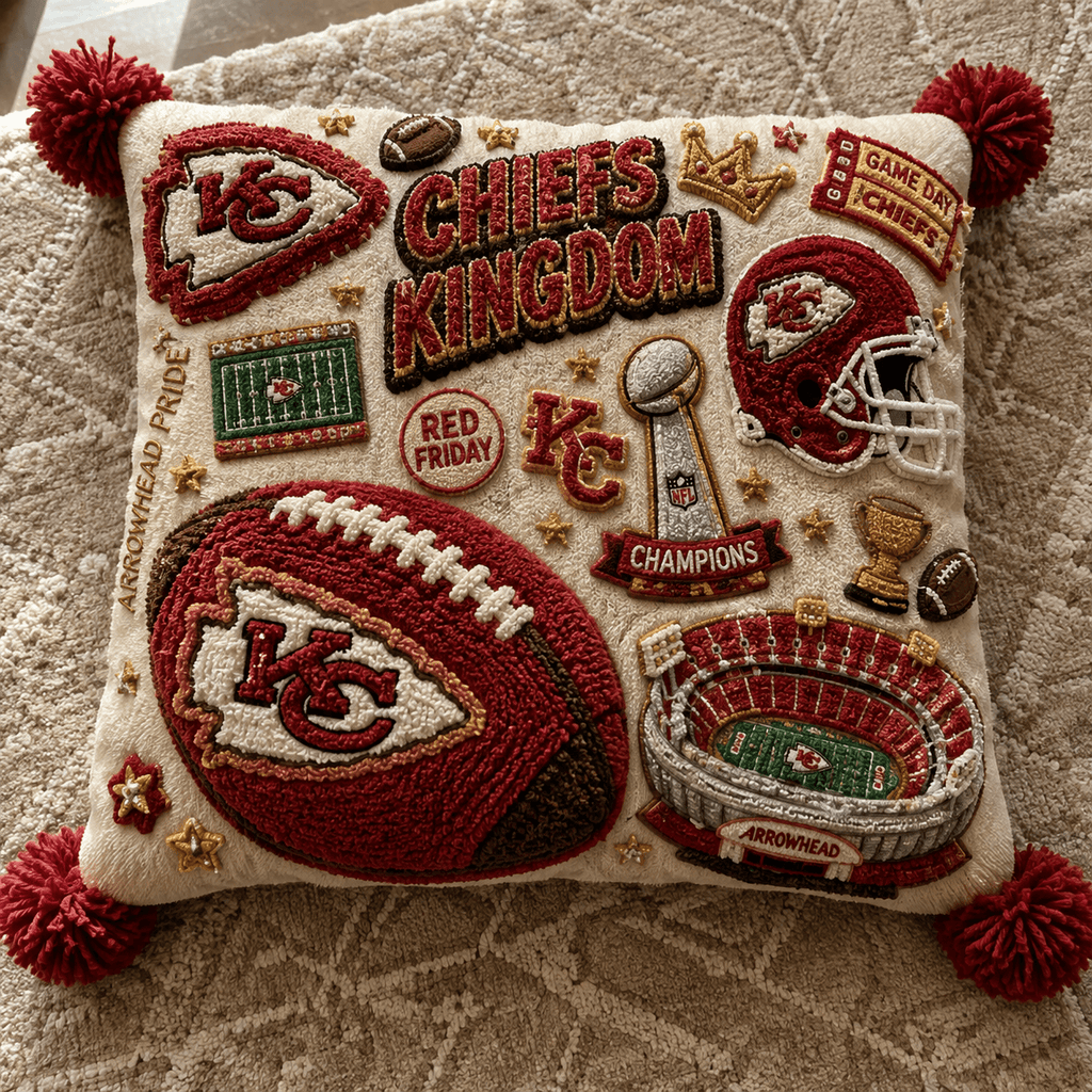 KCC Tufted Sofa Cover & Pillow Set DNBN