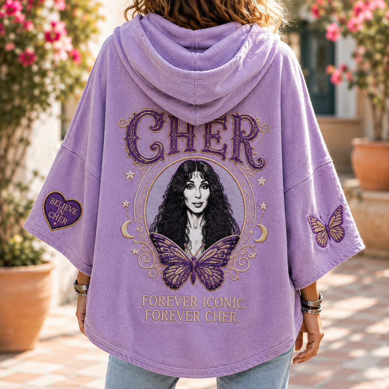 Premium CHER Short Sleeve Hoodie NVH