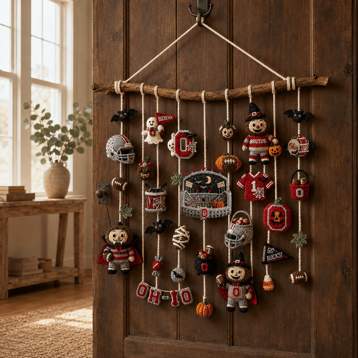 OSB Halloween Crochet Wall Hanging HTTT