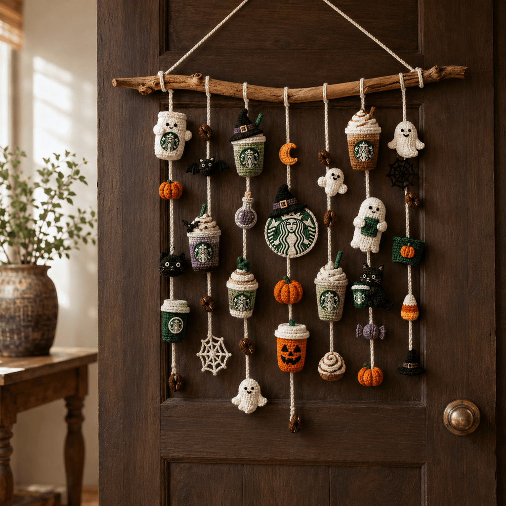 STBK Halloween Crochet Wall Hanging HTTT