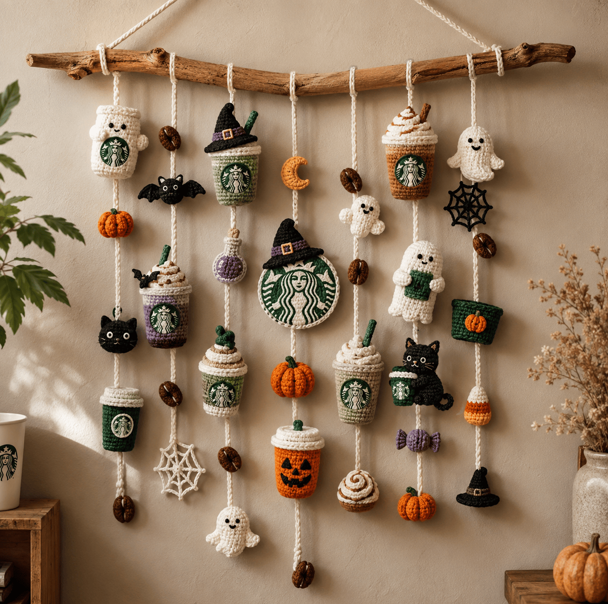 STBK Halloween Crochet Wall Hanging HTTT