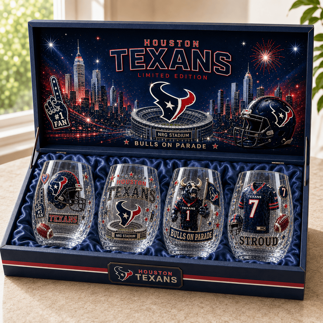 Premium HTX Whiskey Glass Set BMD