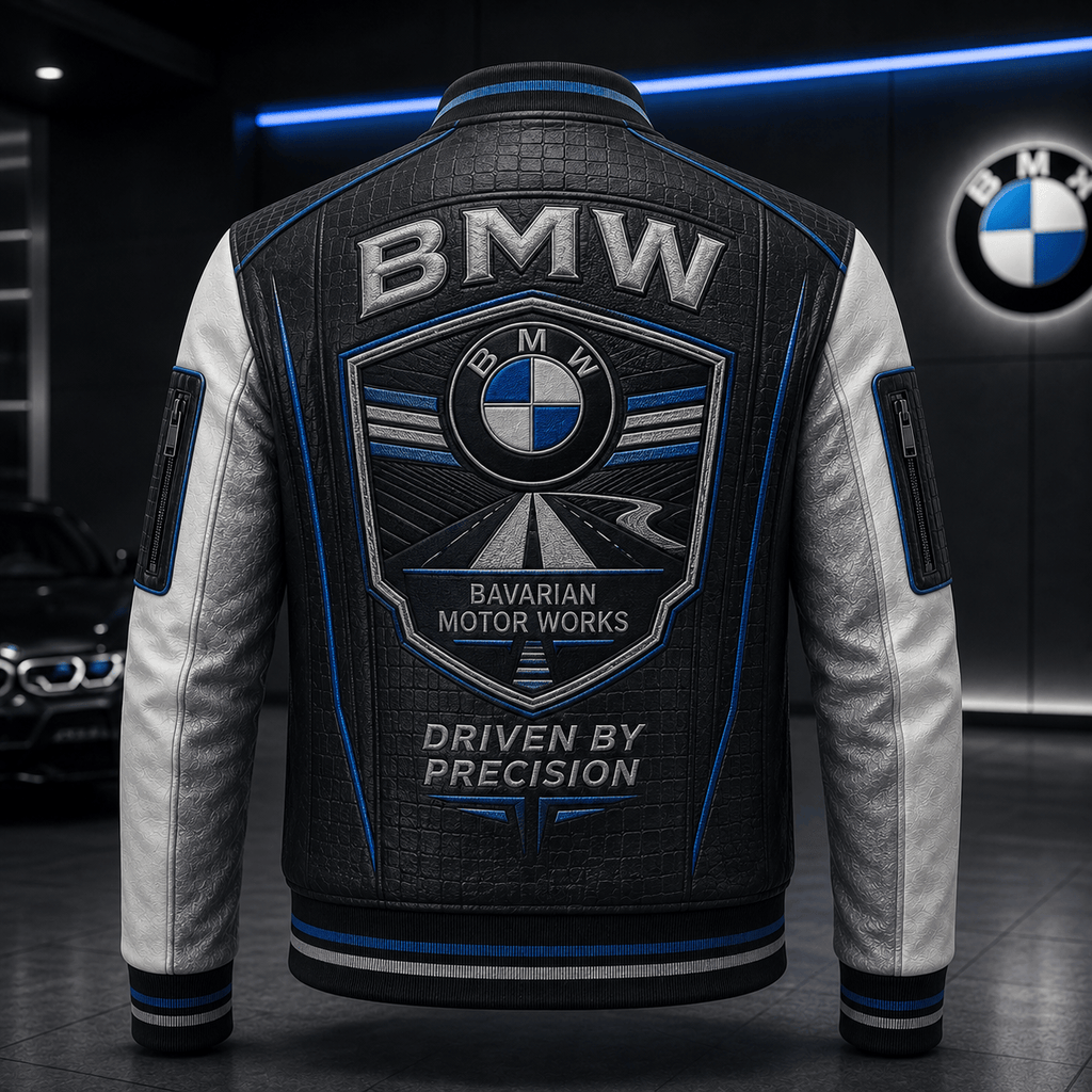 Premium BW Leather Zipper Jacket TNSM