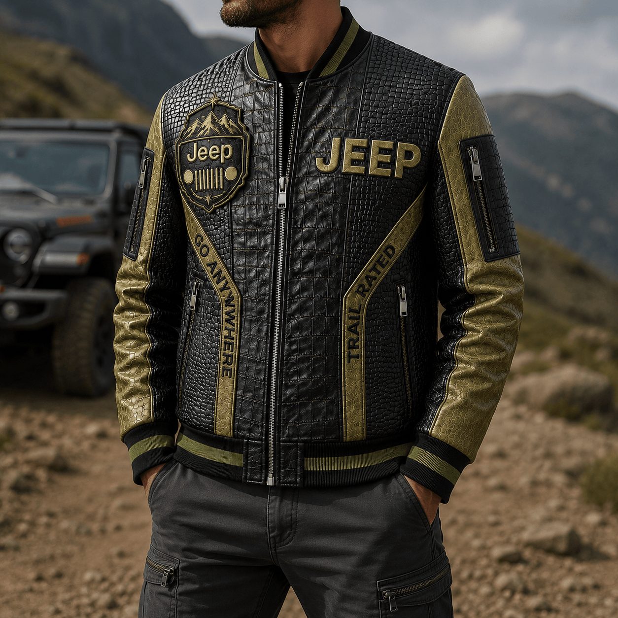 Premium JEP Leather Zipper Jacket TNSM