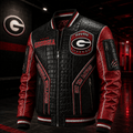 Premium GGBD Leather Zipper Jacket TNSM