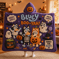 Premium BLU Hooded Blanket BMD