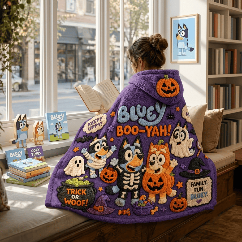 Premium BLU Hooded Blanket BMD