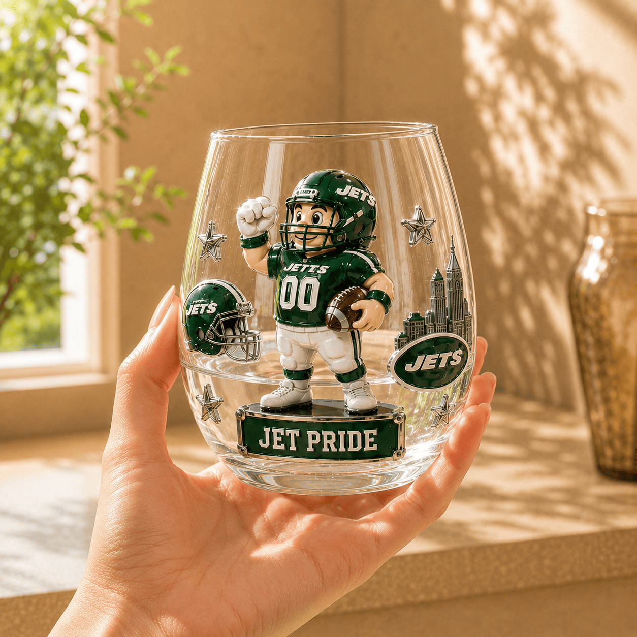Premium NYJ Whiskey Glass Set TMH