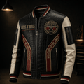 Premium GNR Leather Zipper Jacket PVNA