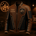 Premium TBKH Leather Zipper Jacket PVNA