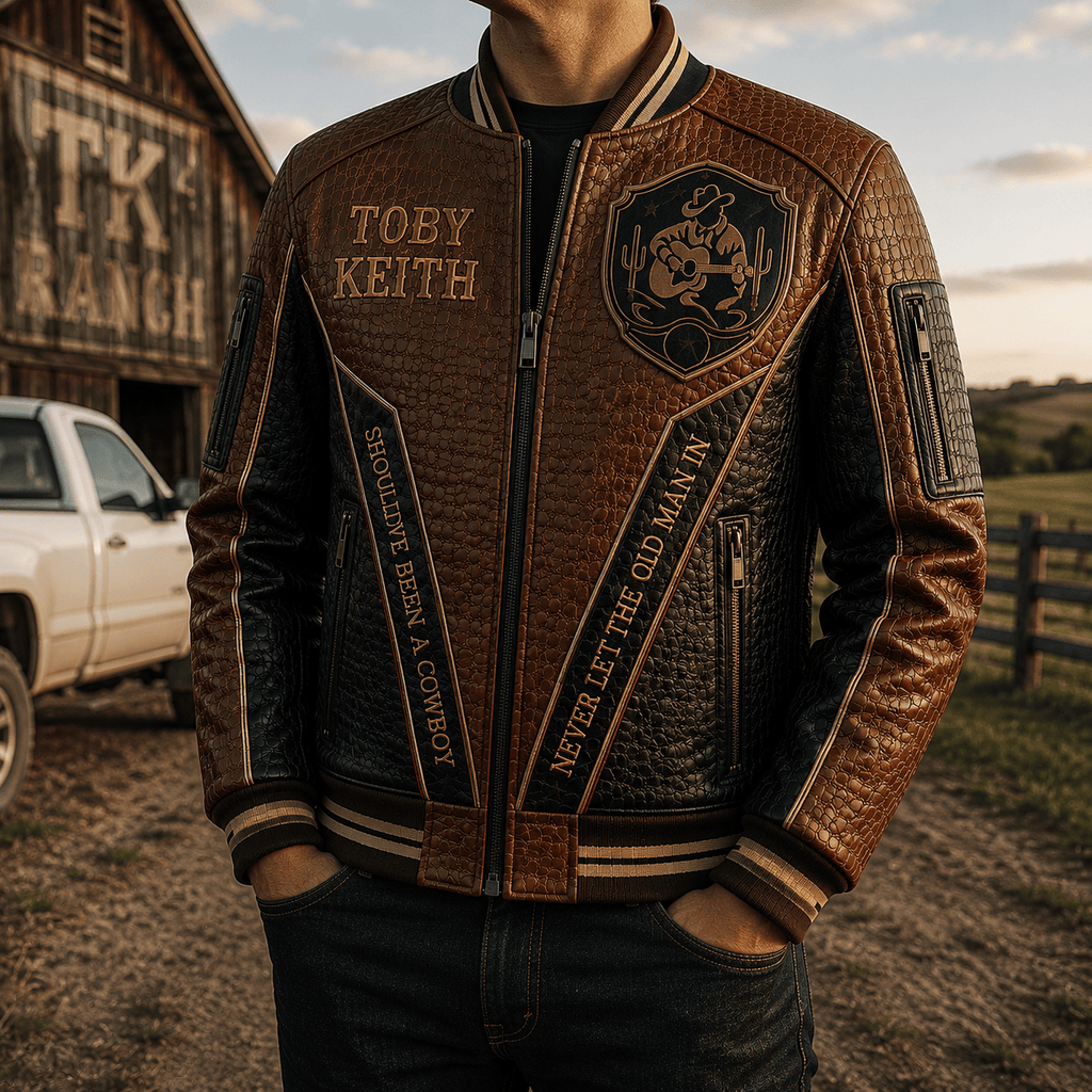 Premium TBKH Leather Zipper Jacket PVNA