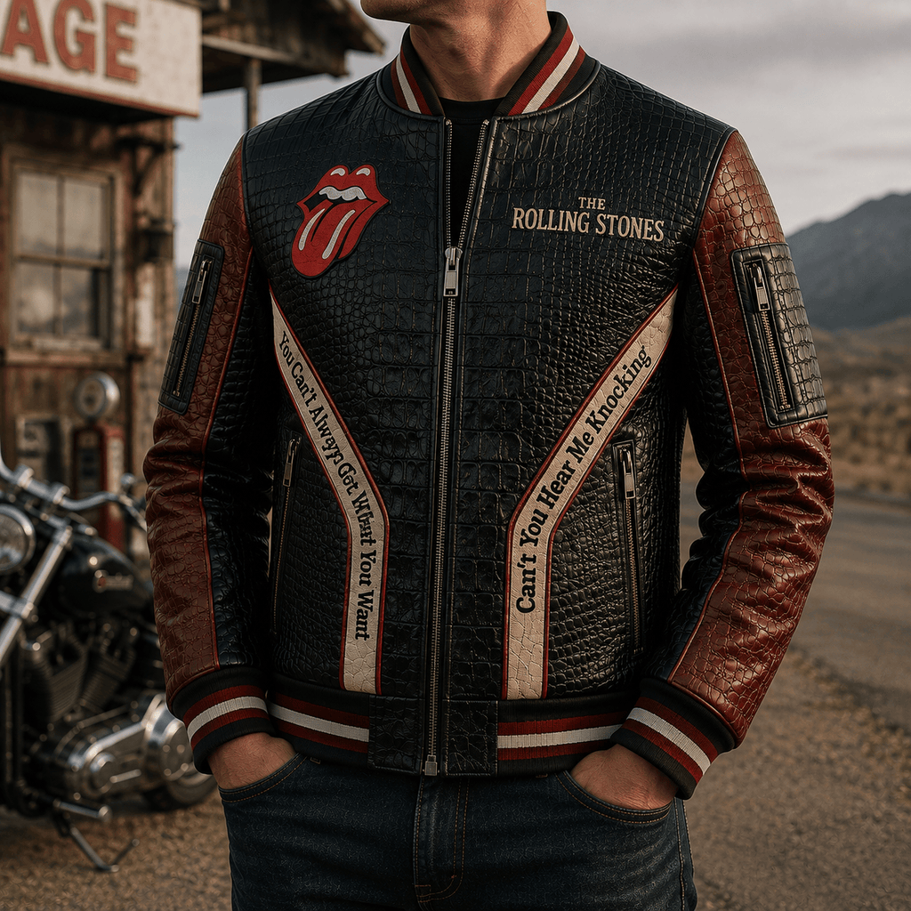 Premium RLST Leather Zipper Jacket PVNA