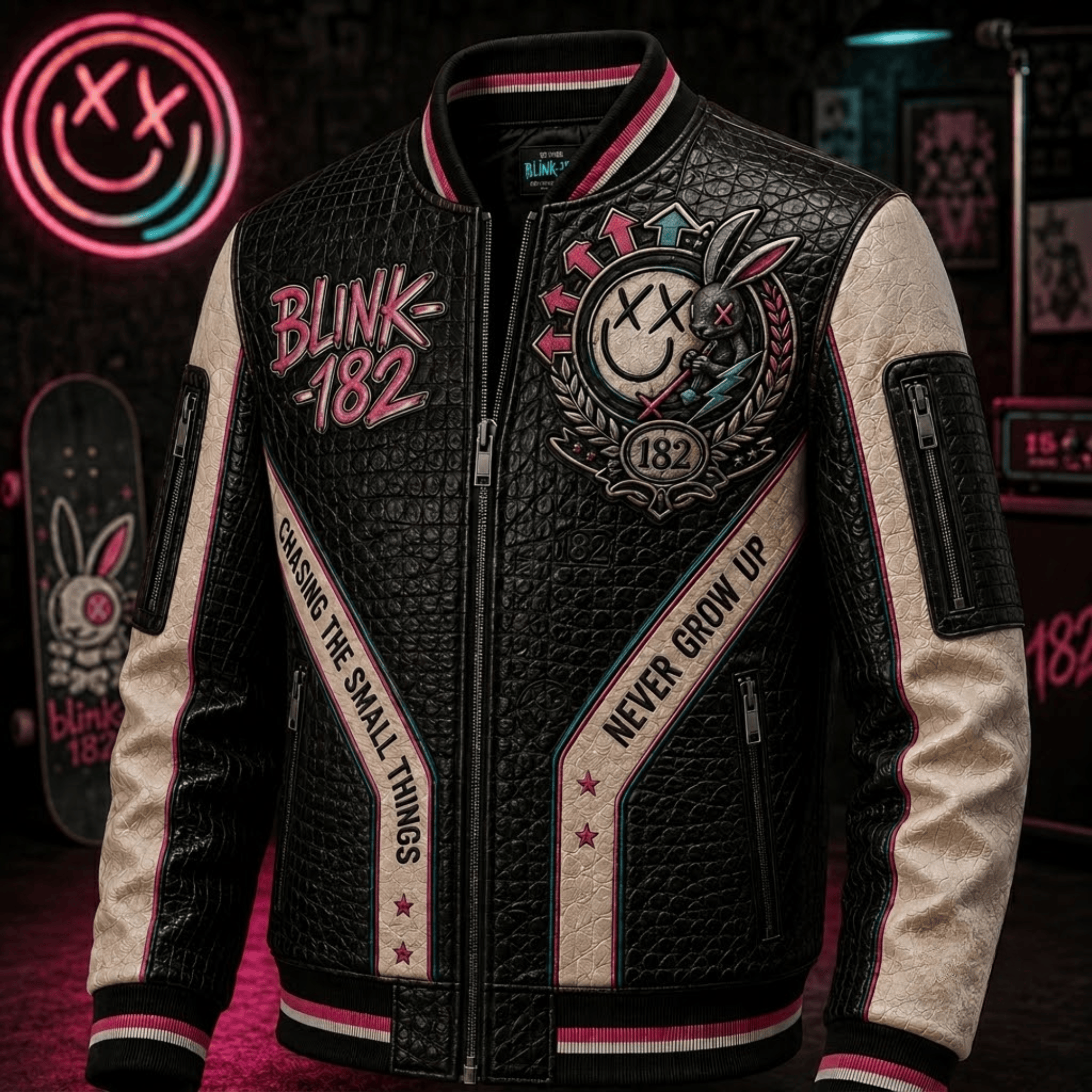 Premium BLIK Leather Zipper Jacket TTMH