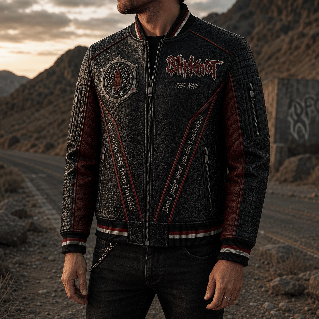 Premium SLK Leather Zipper Jacket PVNA