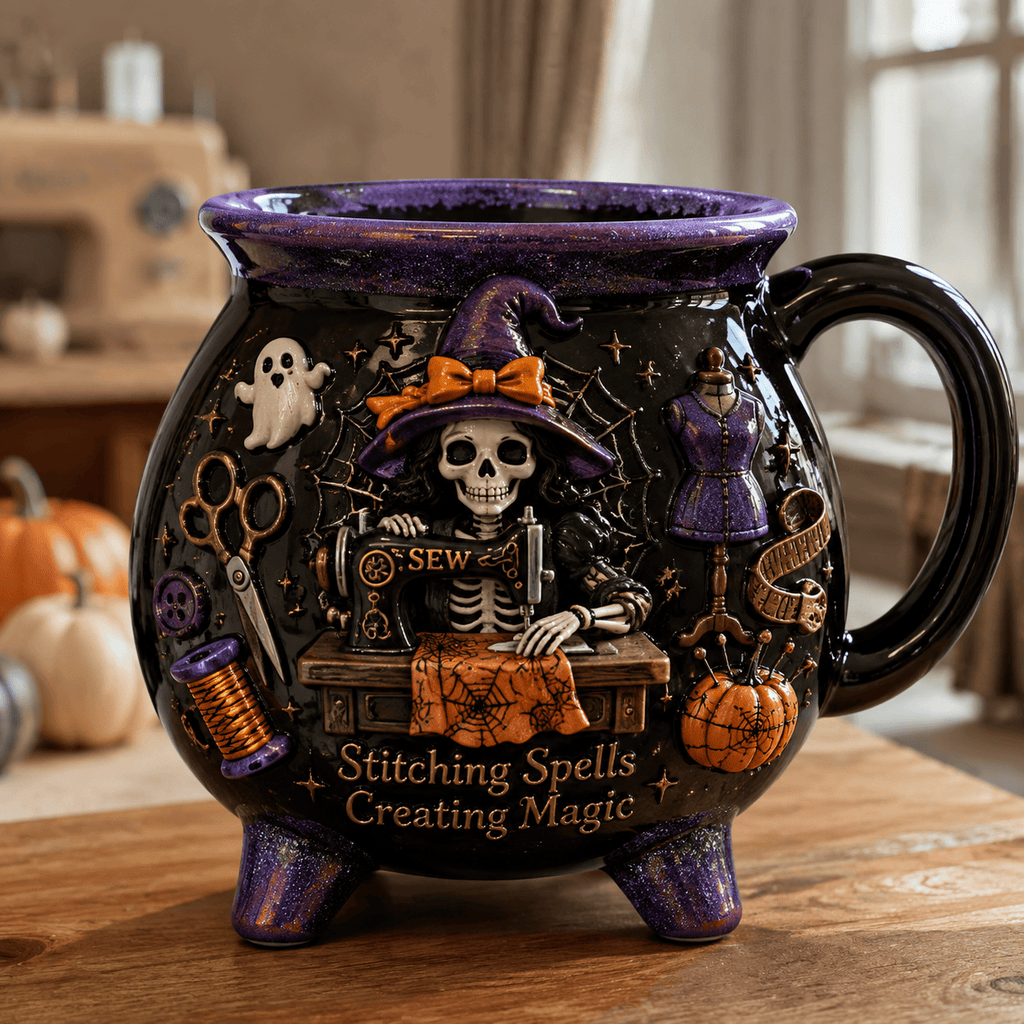 Premium SEW Witch Cauldron Mug NPL