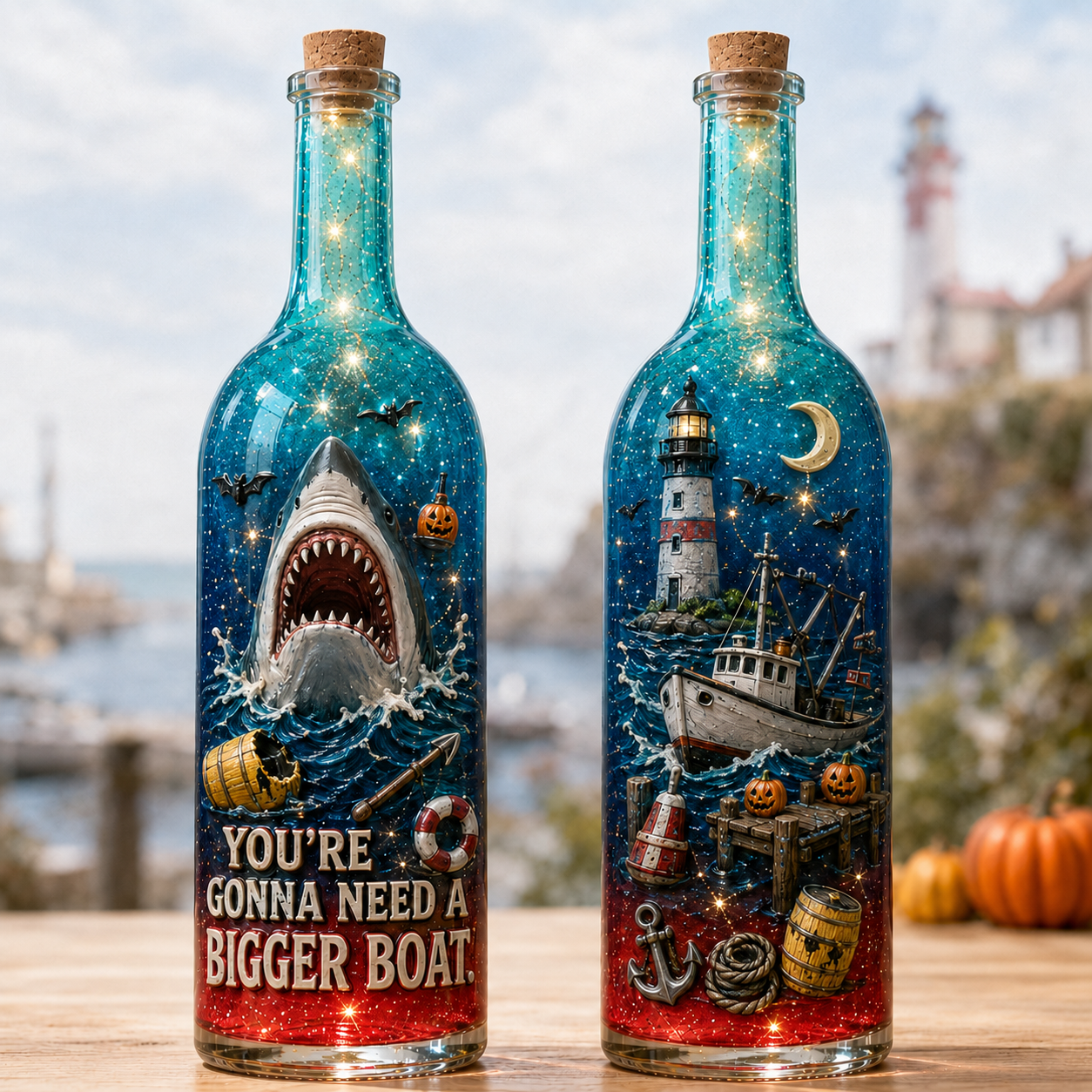 Premium JAWS Bottle Lamp NTVA