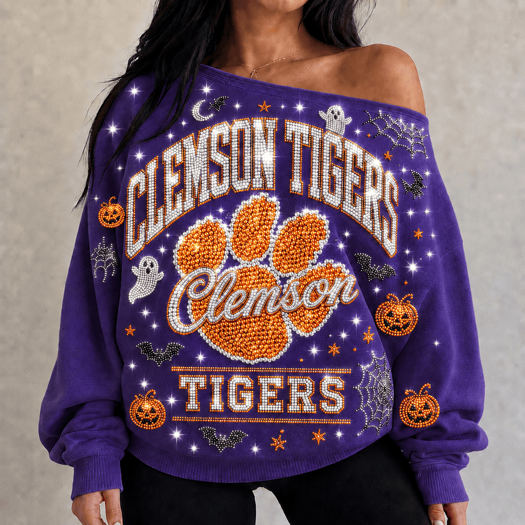 CTFB 3D SHOULDER RHINESTONE SWEATSHIRT NTKO