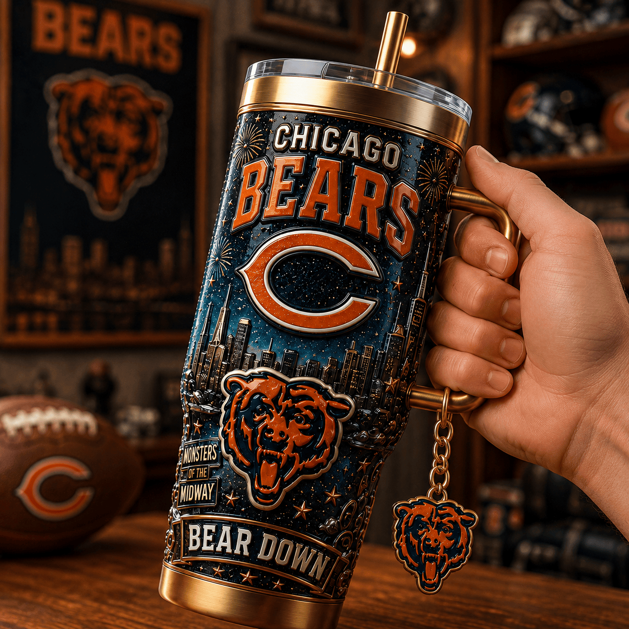CCB 40oz Tumbler With Handle TTNL