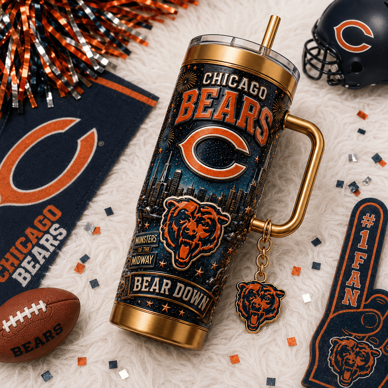 CCB 40oz Tumbler With Handle TTNL