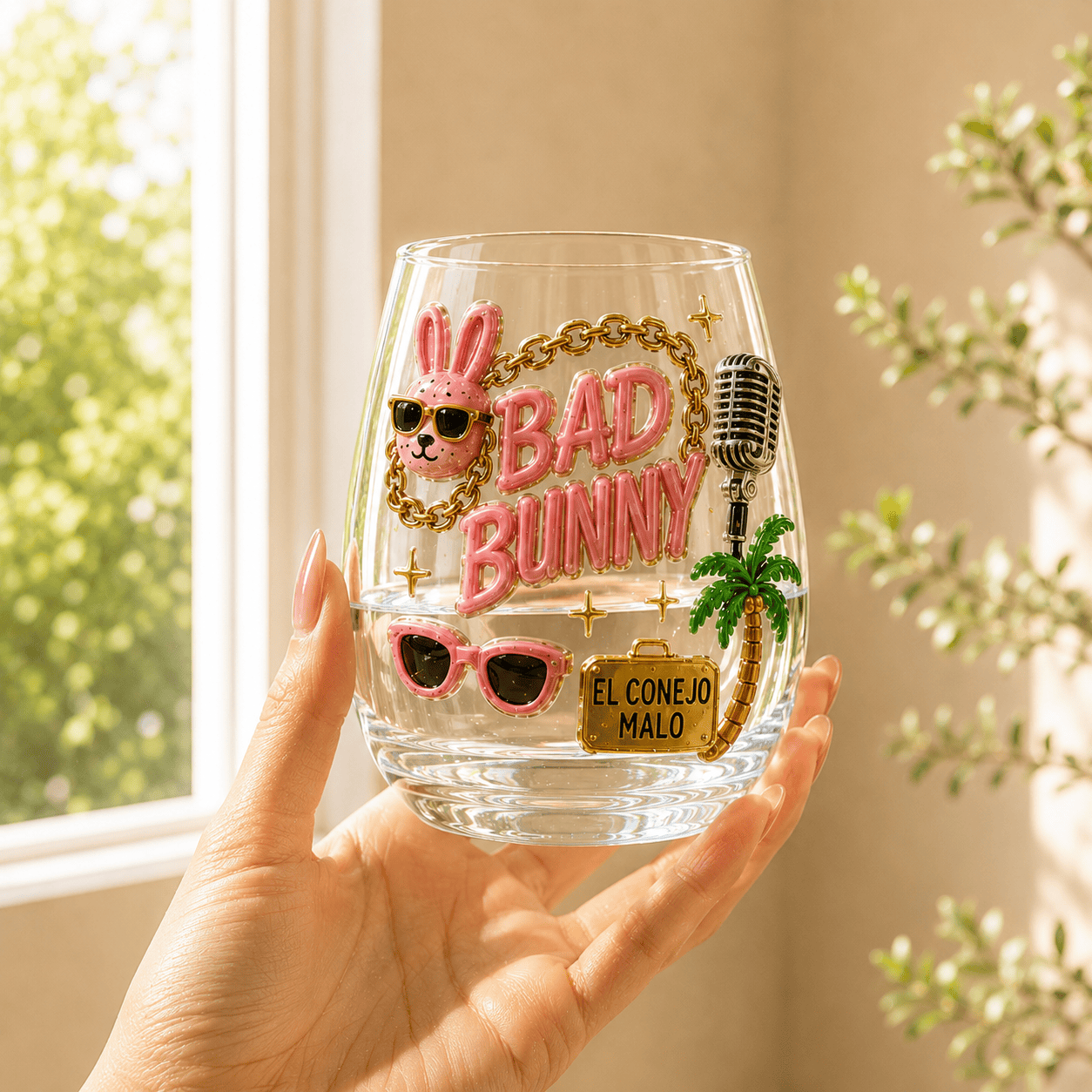 Premium BBN Wine Glass Cup TMH