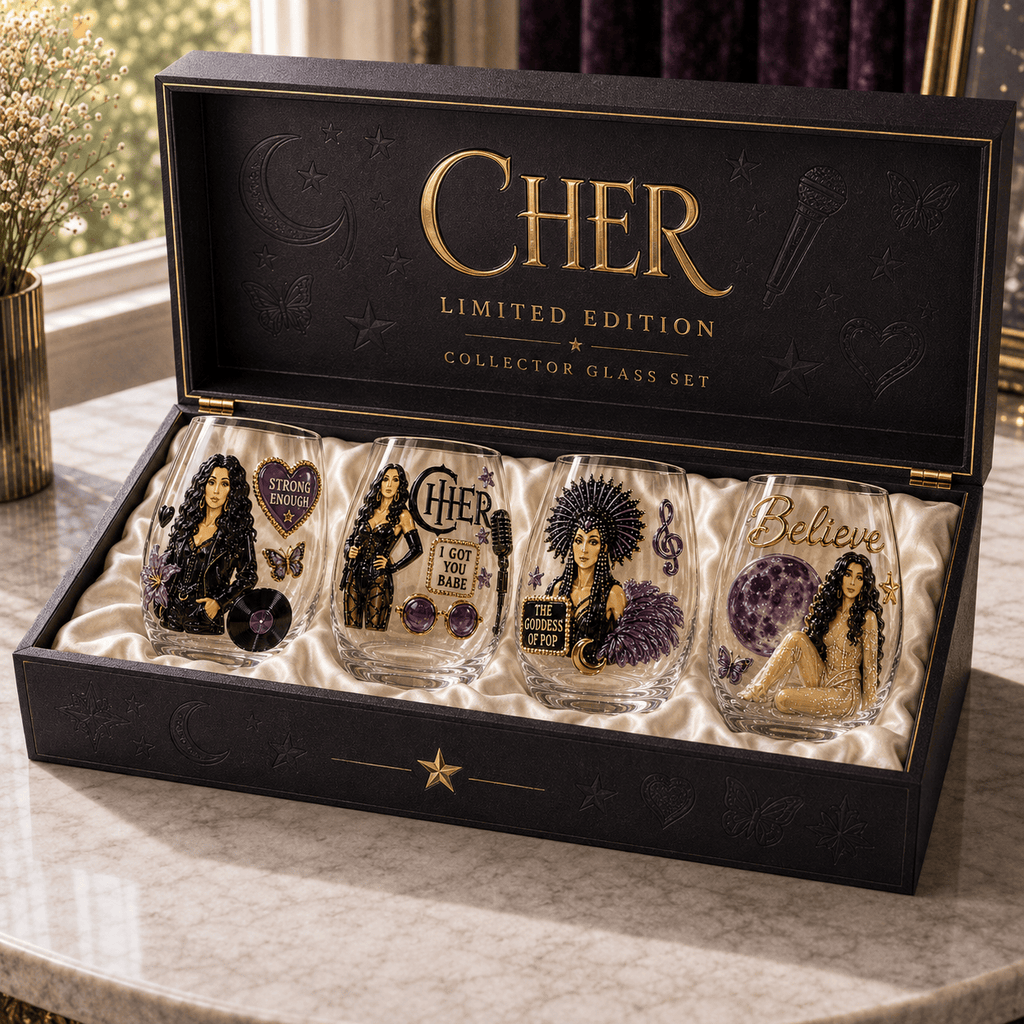 Premium CHER Wine Glass Cup TTTT