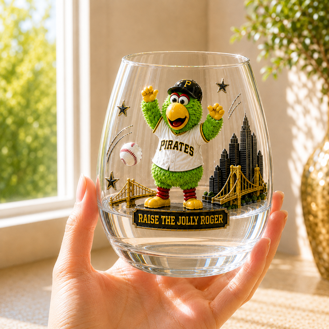 Premium PITTS Wine Glass Cup TMH