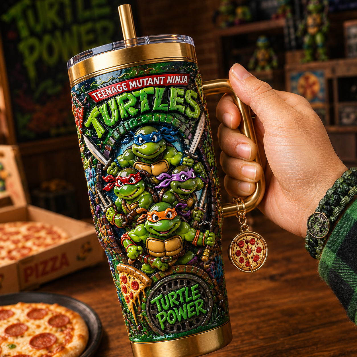 NJT 40oz Tumbler With Handle TTNL