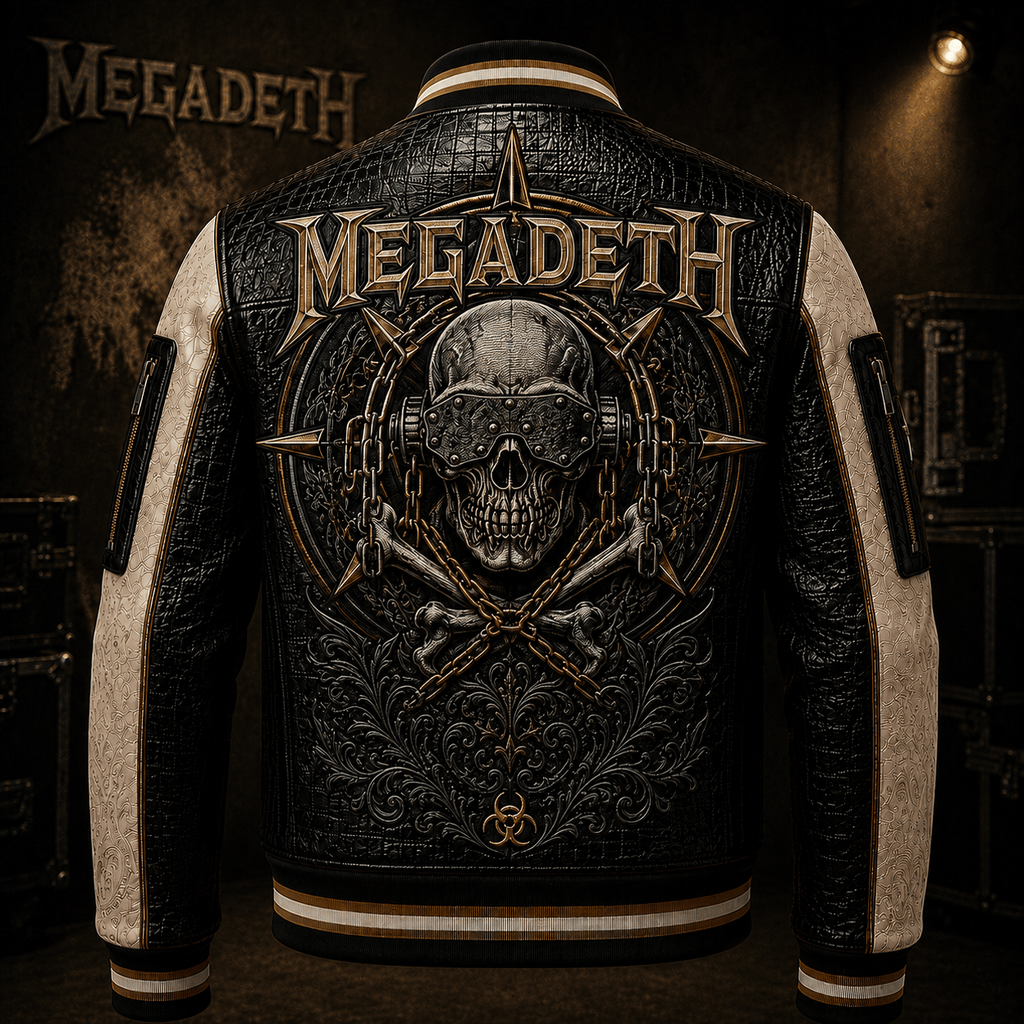 Premium MGD Leather Zipper Jacket PVNA