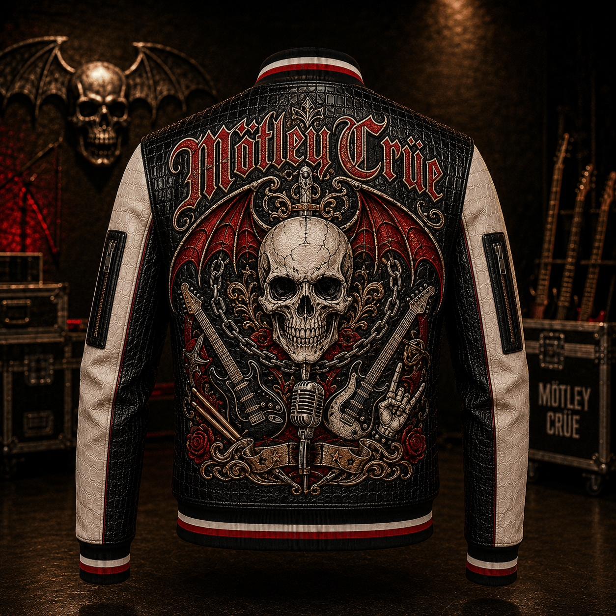 Premium MTLC Leather Zipper Jacket PVNA