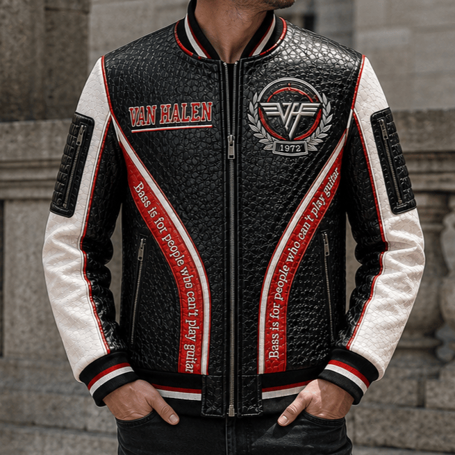 Premium VHL Leather Zipper Jacket PVNA
