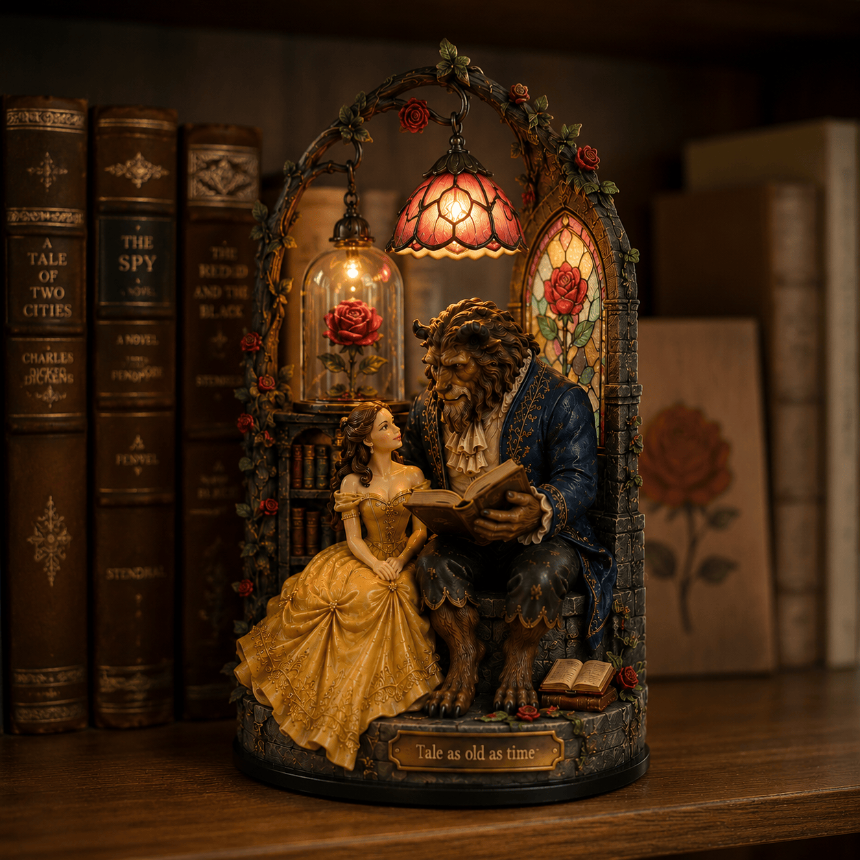 Premium BATB Bookshelf Figurines Lamp NTNA