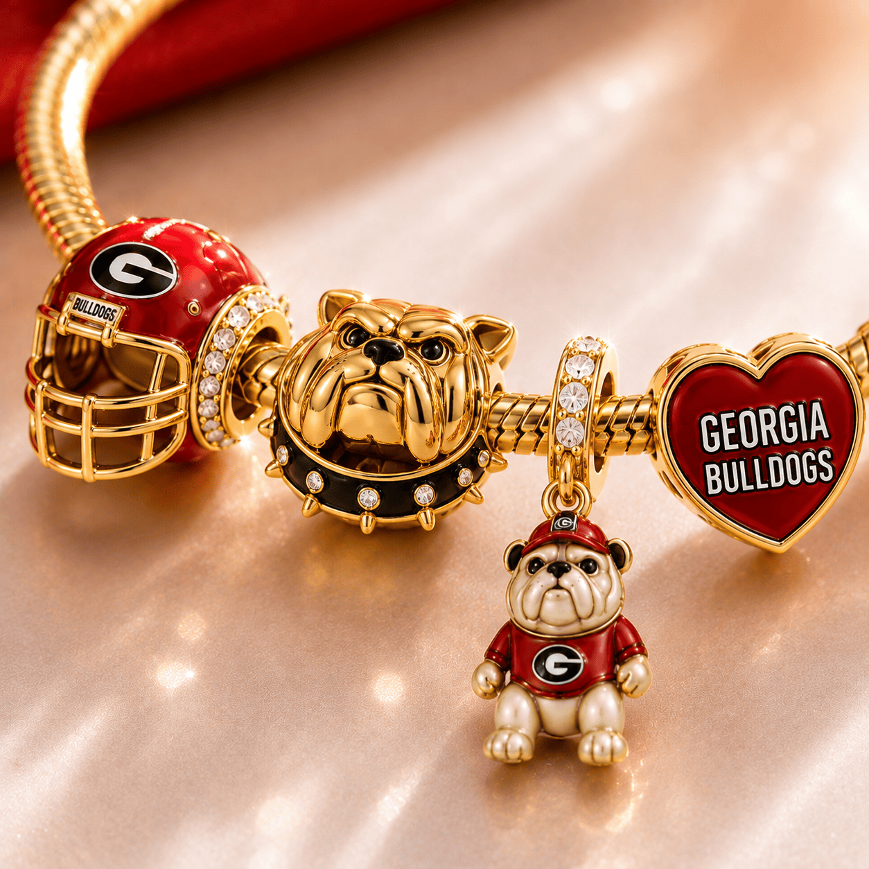 GGBD Gold Charm Bracelet Set PTT