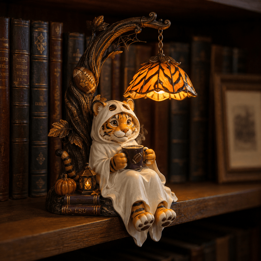 Premium LSU Bookshelf Figurines Lamp PDL
