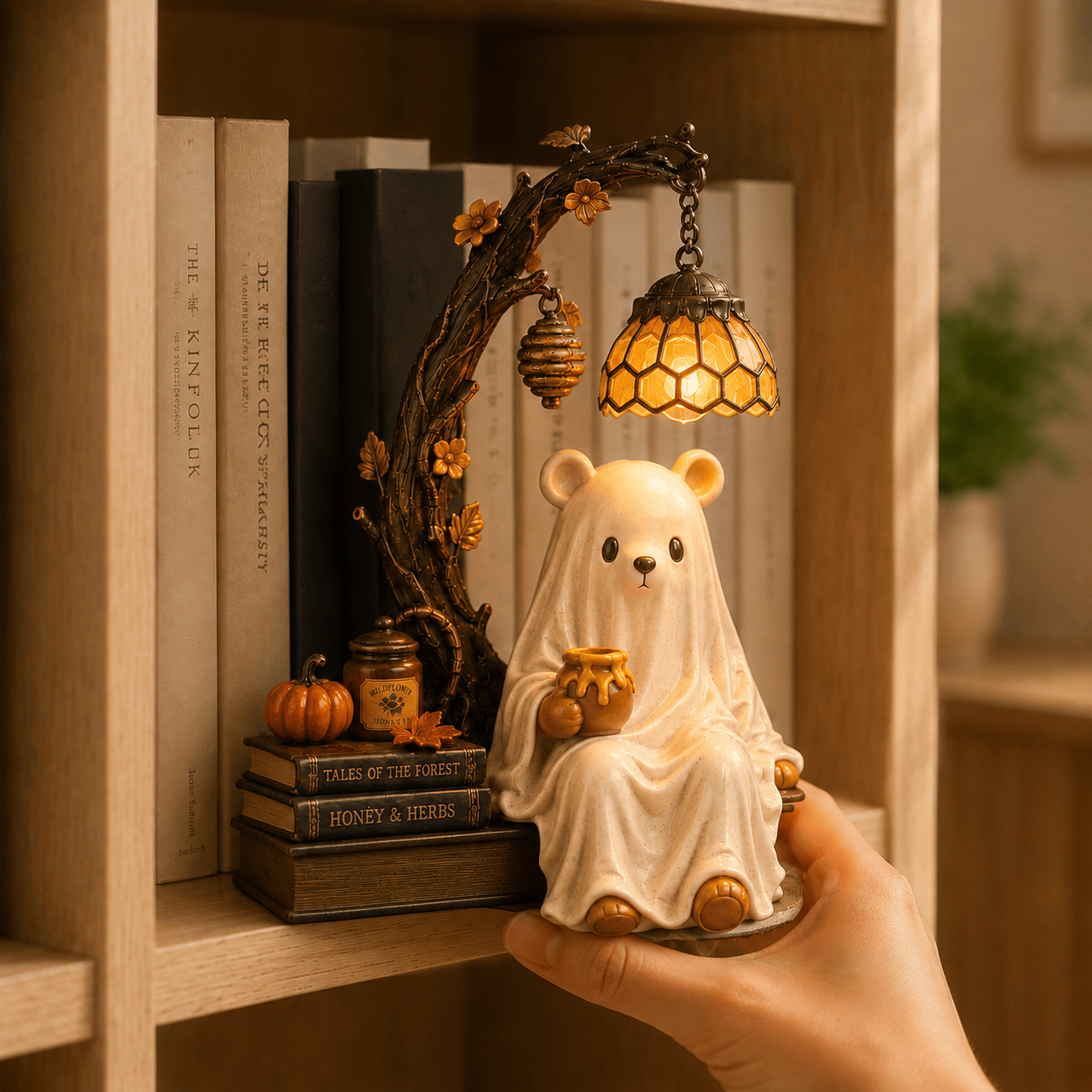 Premium WTP Bookshelf Figurines Lamp PDL
