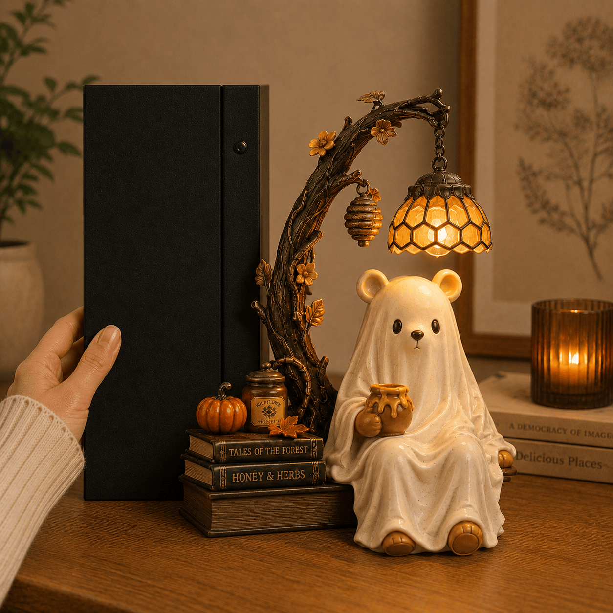 Premium WTP Bookshelf Figurines Lamp PDL