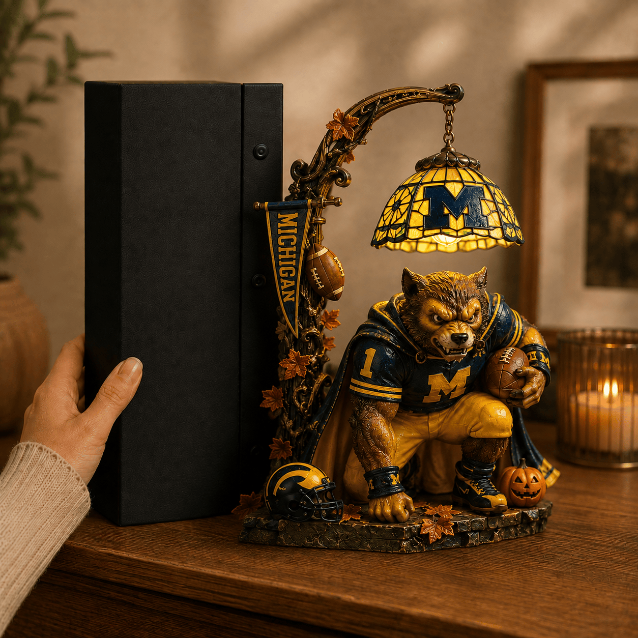 Premium MWR Bookshelf Figurines Lamp PDL
