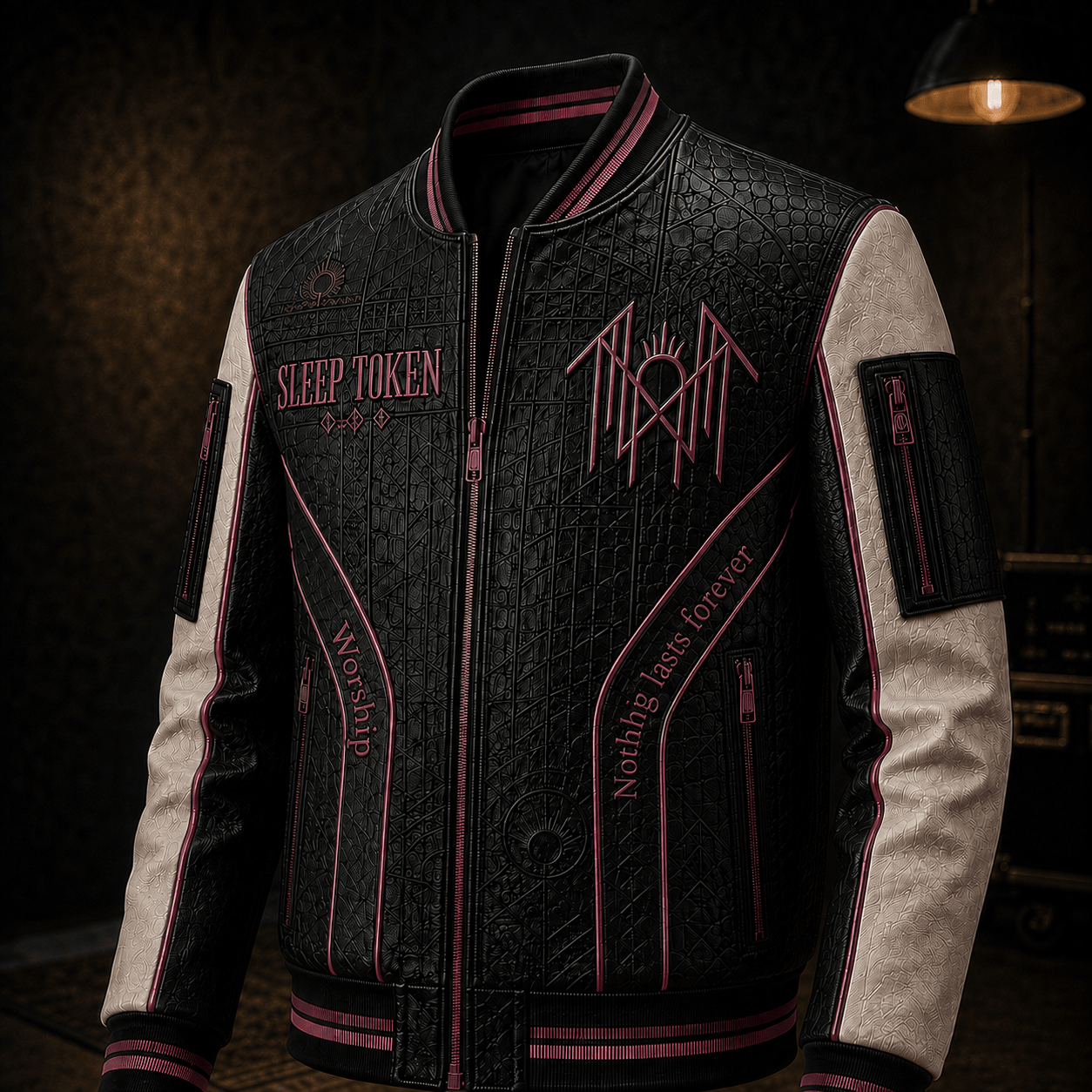 Premium SLTK Leather Zipper Jacket PVNA