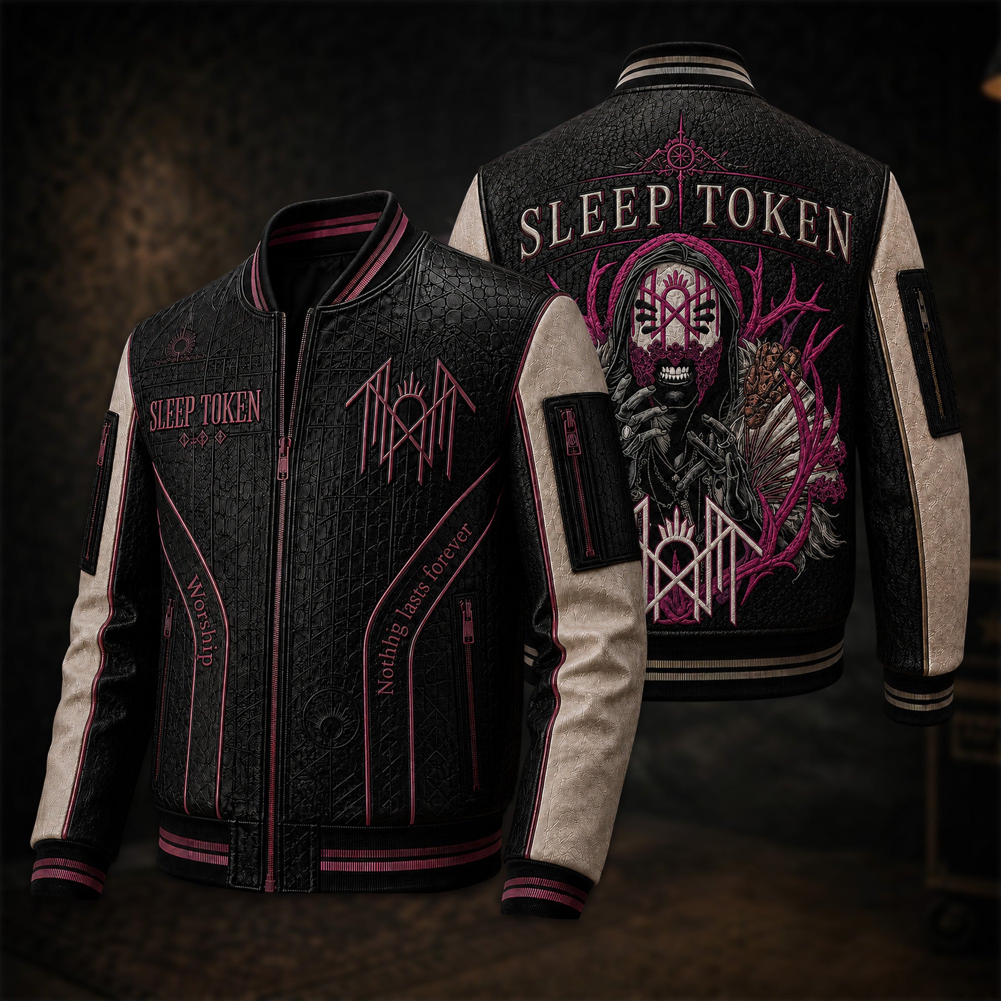 Premium SLTK Leather Zipper Jacket PVNA