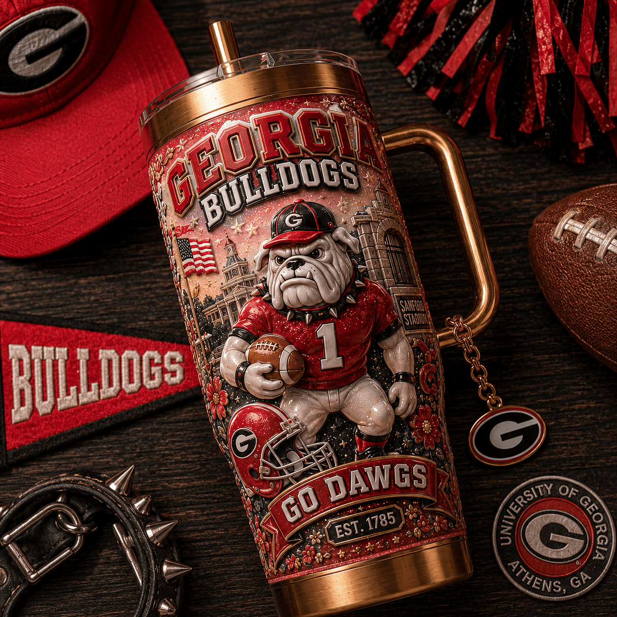 GGBD 40oz Tumbler With Handle TTNL