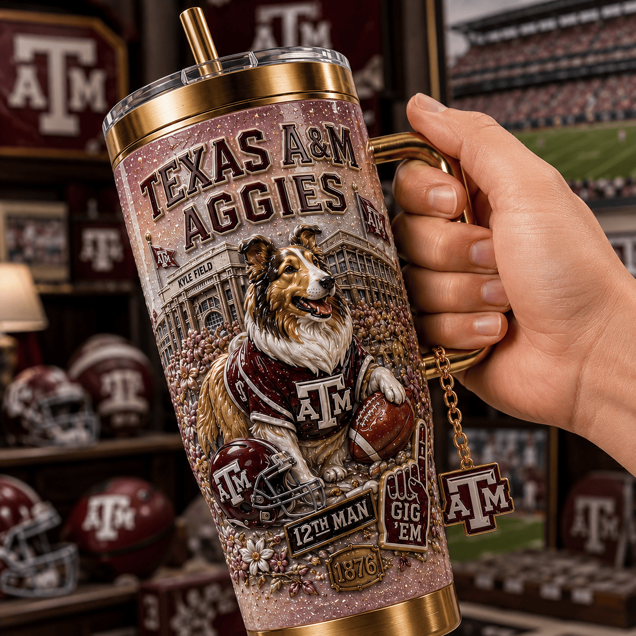 TAMA 40oz Tumbler With Handle TTNL