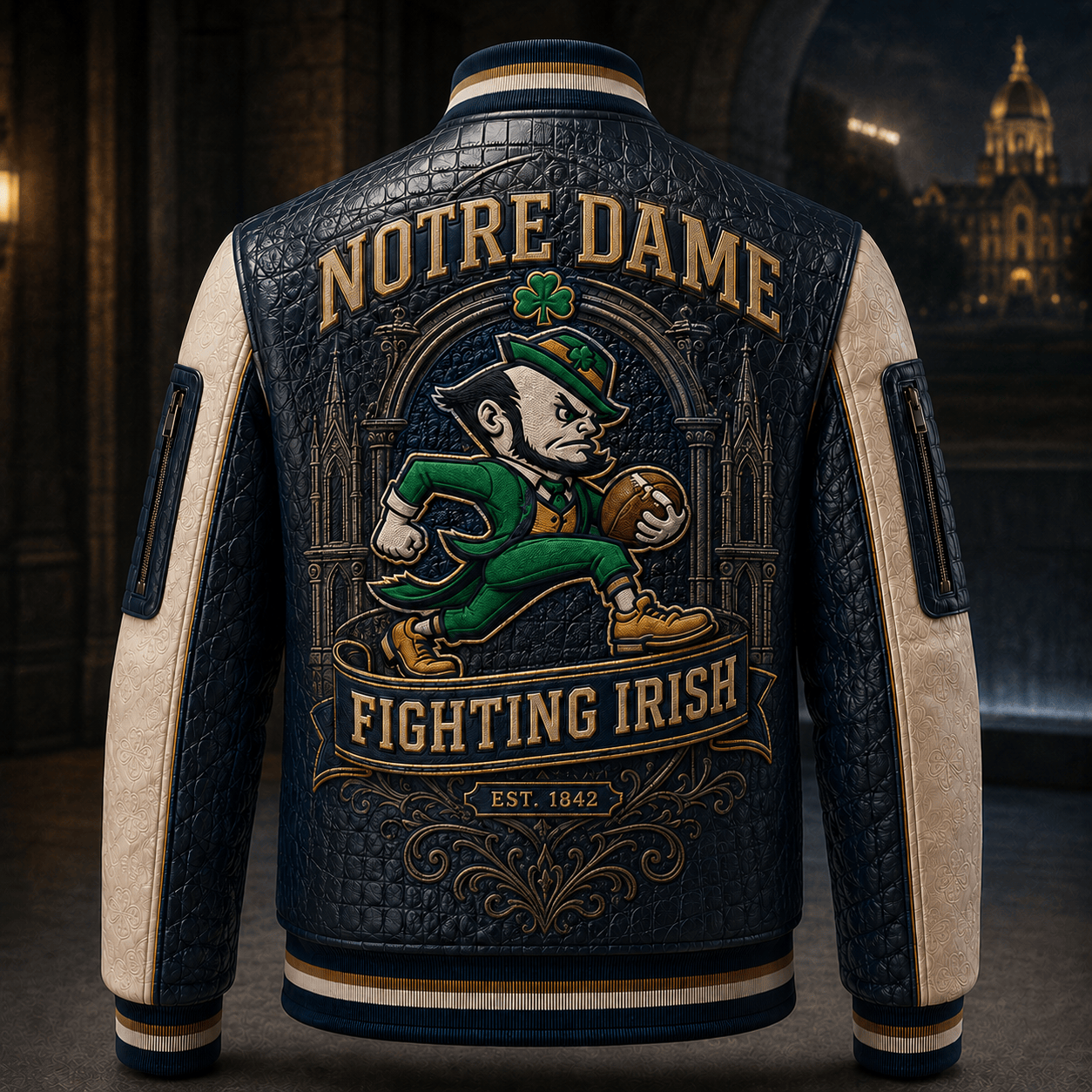 Premium NDFI Leather Zipper Jacket PVNA