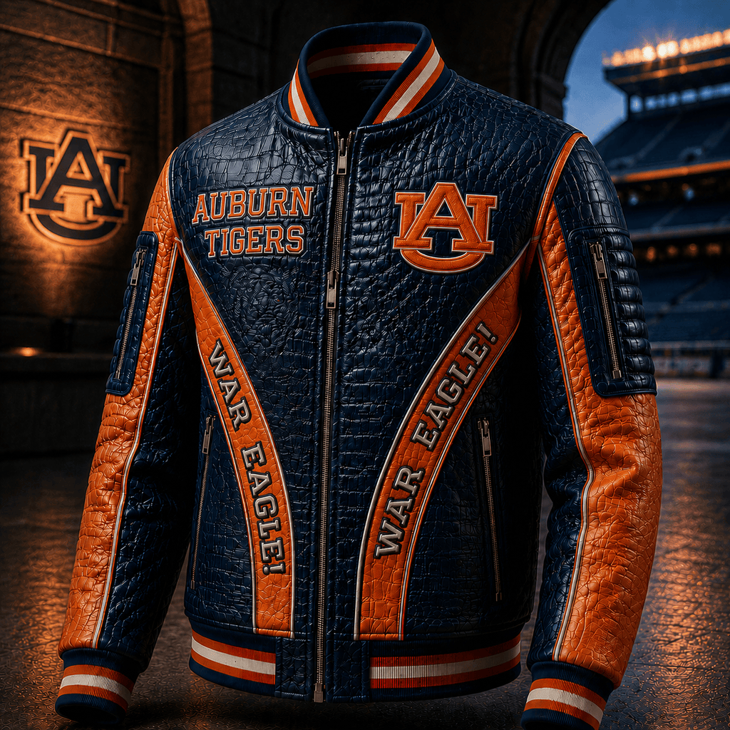 Premium ABTG Leather Zipper Jacket PVNA