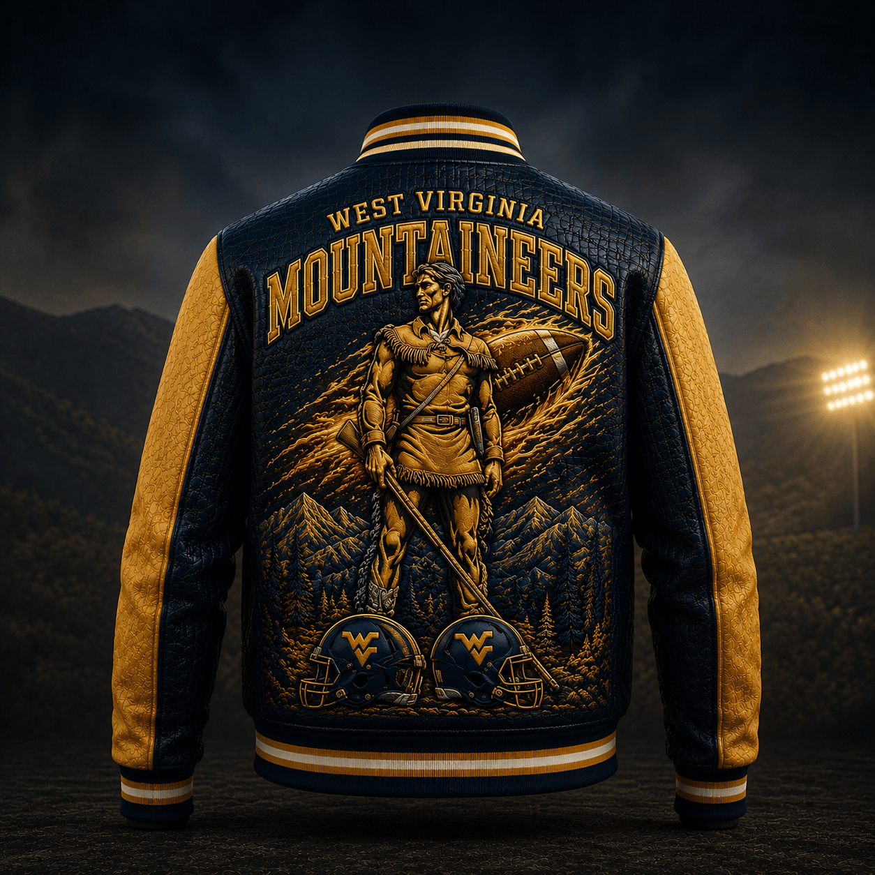 Premium WVM Leather Zipper Jacket PVNA