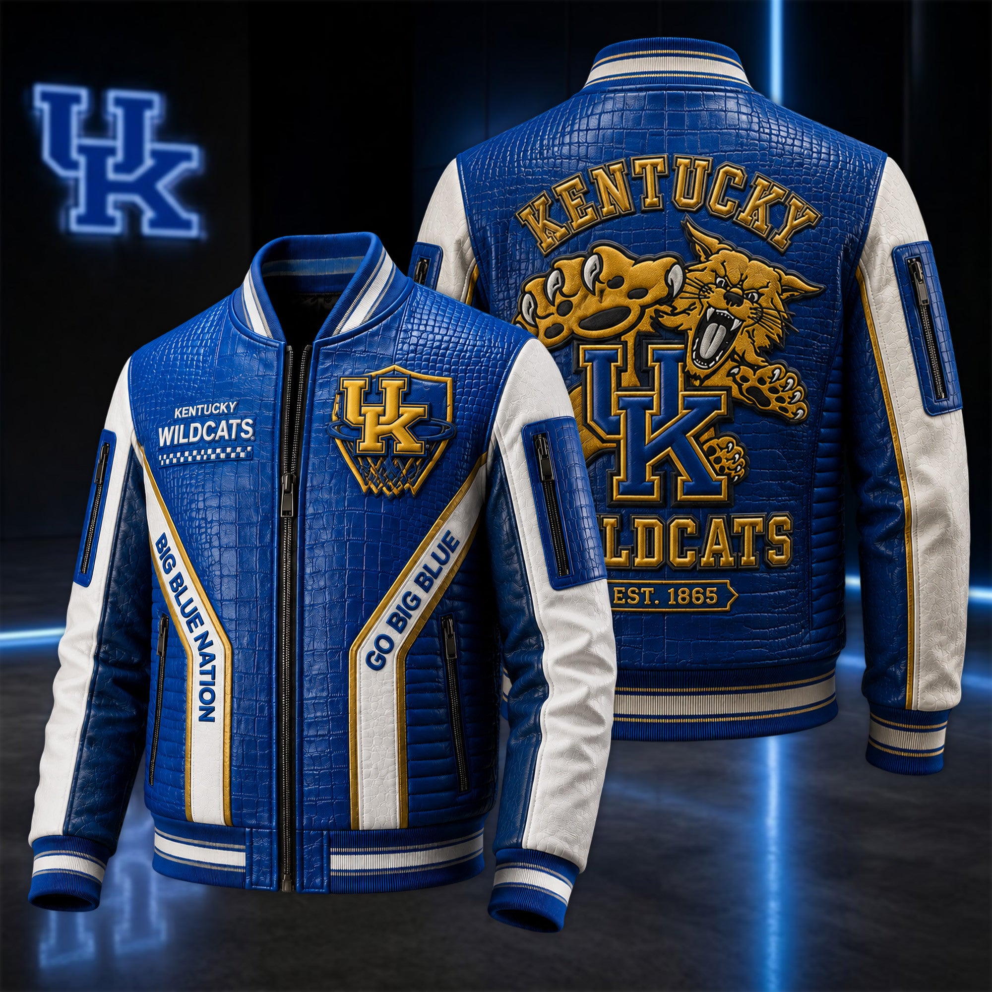 Premium KWC Leather Zipper Jacket TTMH