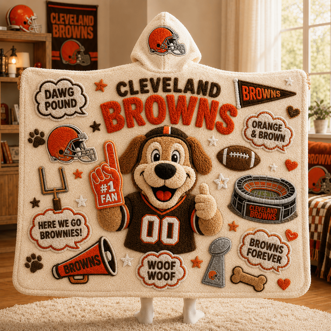 Premium CLVB Hooded Blanket BMD