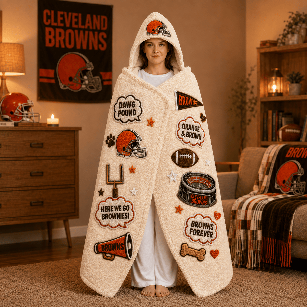 Premium CLVB Hooded Blanket BMD